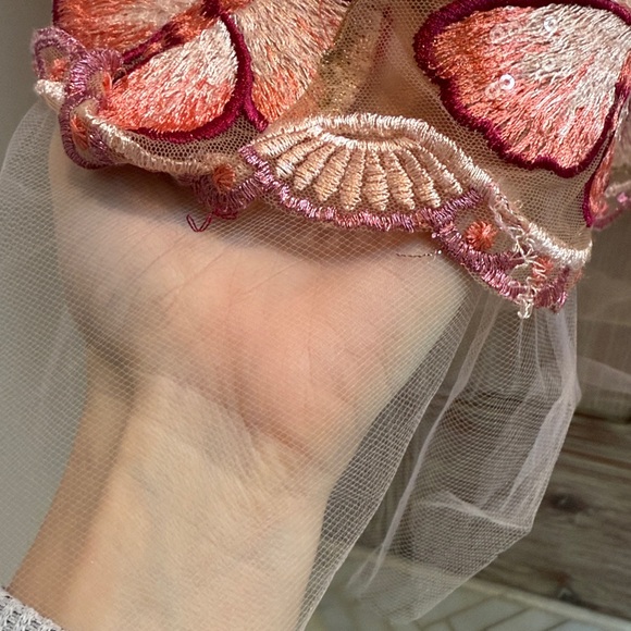 Marchesa Notte Strapless sequin-embellished embroidered tulle gown - size 2 - Picture 4 of 6